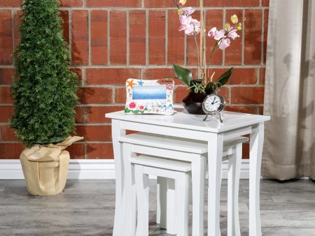 21   Tall Nesting Tables Medium and Small Table Add Extra Display Space. They Are Perfect for Any Room For Sale